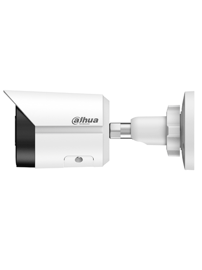 DAHUA IPC-HFW2649SP-S-IL - Cámara IP Bullet de 6 megapíxeles/ Lente 2.8mm/ 112 grados de apertura/ WizSense/ 30 metros de IR y Luz visible/Micrófono integrado/ IP67/ PoE/ Ranura Micro SD/ Protección perimetral/