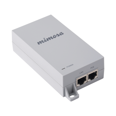 Inyector PoE Pasivo Gigabit 50 Vcc para radios A5-14  A5c  B5c  B5  B11  B24  C5c  C5x Mimosa