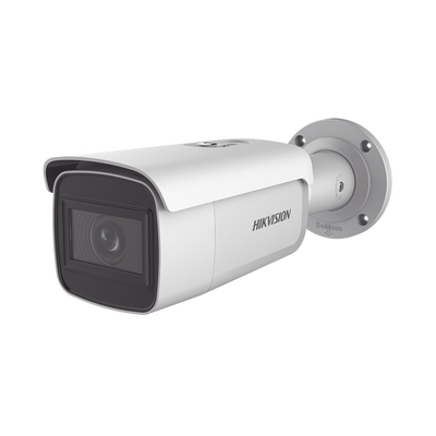 Bala IP 8 Megapixel (4K) / Serie PRO /  50 mts IR EXIR / Exterior IP67 / WDR 120 dB / PoE+ / Audio y Alarmas / Lente Mot. 2.8 a 12 mm / Videoanaliticos Integrados / MicroSD