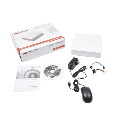 DVR 1080P Lite / 4 Canales Turbo HD + 1 Canal IP / H.264+ / Hik-Connect P2P / 1 canal audio / Salida de video FULLHD