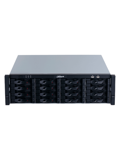 DAHUA DHI-NVR616H-64-XI - NVR de 64 canales IP Wizmind/ H.265+/ Grabación IA/ Soporta 8 ch face detection y recognition  40 bases de datos de rostros  32 canales proyección perimetral 32 canales smd plus