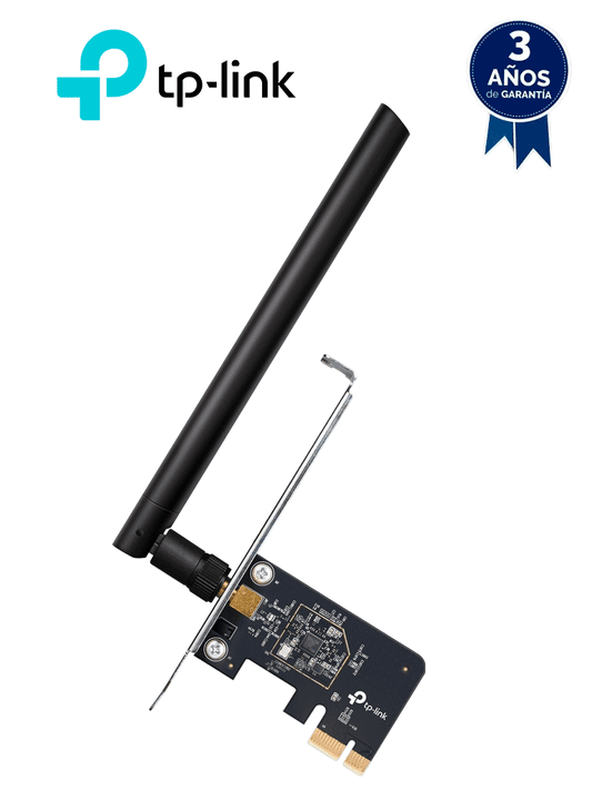 TP-LINK ARCHER T2E - Adaptador PCI Express inalámbrico de doble banda AC600   velocidades de Wi-Fi de hasta 600 Mbps (433 Mbps en la banda de 5 GHz y 200 Mbps en la banda de 2 4 GHz)    MU-MIMO   Compatible con WPA3.