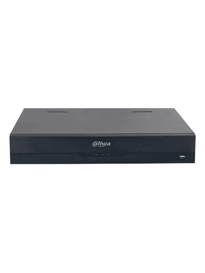 DAHUA DHI-NVR5416-16P-EI -NVR de 16 canales IP4K con tecnología Acupick y WizSense 16 puertos PoE  8ePoE  y 4 bahías para discos duros. Incluye canales con reconocimiento facial  SMD Plus soporte para cámaras con IA y protección perimetral #IMD