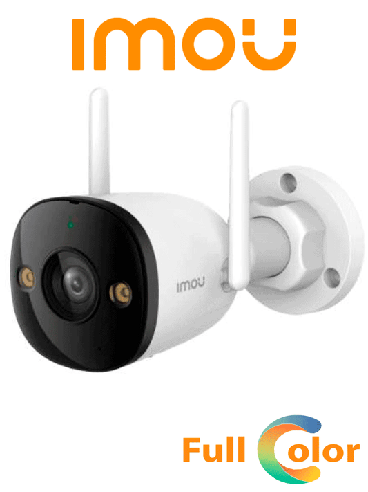 IMOU Bullet 2E 3Mp (IPC-K3DN-3H0WF) - Cámara IP Bullet WiFi de 3MP cuenta con micrófono integrado  102° de visión  H.265  lente de 2.8mm  detección de humanos  IR 30m  IP67 y ranura MicroSD. #TopIMOU  #ANIVIMOU