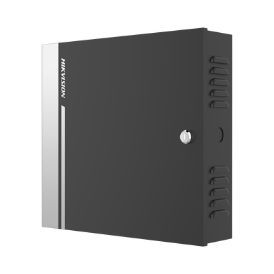 Controlador de Acceso para 1 Puerta y 2 Lectores Wiegand o RS485 / Incluye Gabinete y Fuente de Alimentación 12Vcc/8A / Soporta Batería de Respaldo /  Wiegand y RS-485 / 10 000 Tarjetas