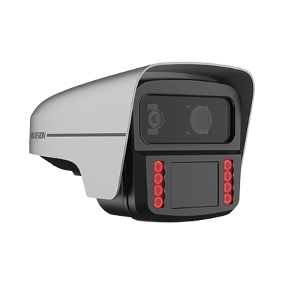 Bala IP 4 Megapixel / ANPR / Radar Interconstruido Medición de 10 a 100 Km/h / Reconocimiento y Captura de Placas Vehiculares para Trafico de Alta Velocidad / DARKFIGHTER / WDR 140 dB / IP67 / IK10 / Lente Mot. 8 a 32 mm / 100 mts IR / MicroSD