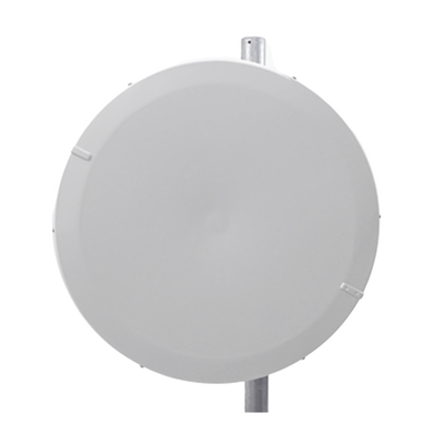 Antena Direccional de Alto Rendimiento/ Parábola profunda para mayor aislamiento al ruido / 29 dBi / 4.9 - 6.4 GHz / Conector de guía de onda para radios B5x y C5x / Fácil Montaje y Soporte de acero inoxidable / Radomo Incluido