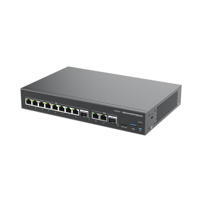 4 en 1: Firewall Nueva Generación  Router  PBX IP  Switch 10 Puertos Gigabit (4 PoE) + 2 Puertos SFP 2.5 Gigabit
