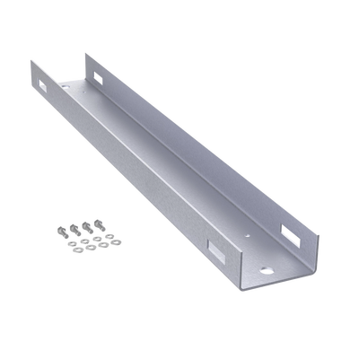 Montaje de Poste Para Gabinetes OSP ComLine de 1200 mm de alto (25 UR)  De Aluminio  Color Negro