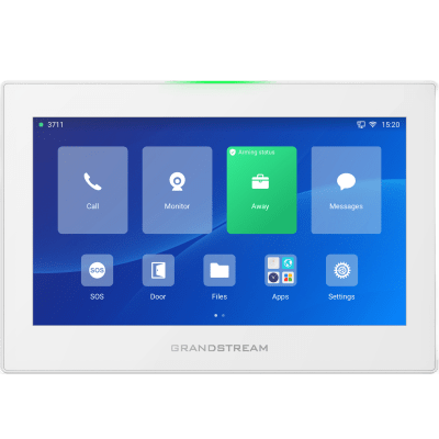 Estación de Intercomunicación SIP con Wi-Fi 6  Bluetooth y Control Total para Agendamiento de Salas y Edificios Inteligentes (Color Blanco)