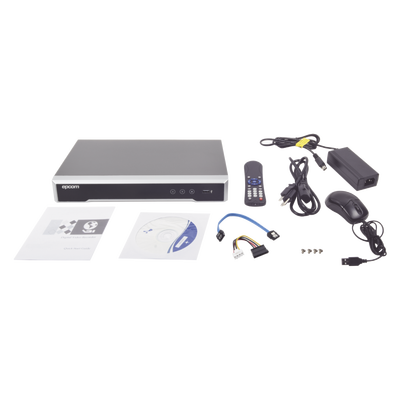 DVR 8 Canales 4K TurboHD (Con Firmware) / 8 Megapixel / 1 Bahía de Disco Duro / 4 Canales de Audio / 8 Entradas de alarma / Videoanálisis