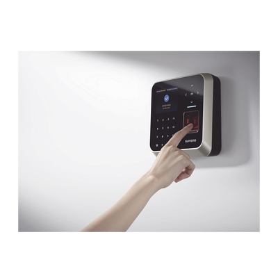 Lector de huella con  Inteligencia Artificial  mas exacto  Uso  para Control de acceso  Tiempo y Asistencia