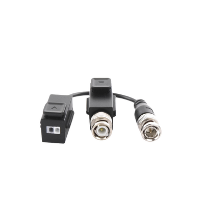 Kit de Transceptor (Balluns) TURBOHD con Boton Push / Hasta 8 MP (4K) / 100% Cobre / Soporta HD-TVI / AHD / CVI / CVBS / Audio por Coaxitron / Datos para Menu de Configurar de Cámaras