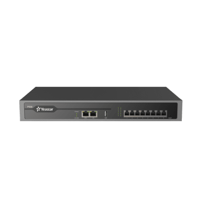 Conmutador Enterprise modular yeastar 50 extensiones 10 llamadas simultaneas  Hasta 8 puertos fxo/fxs (no inculidos)