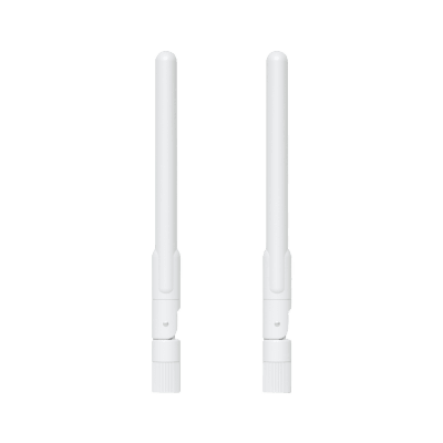 Antenas omnidireccionales y Stand para AP UK-ULTRA (no incluido)  incluye 2 antenas dual-band de 3 dBi en 2.4 Ghz y 4 dBi en 5 Ghz