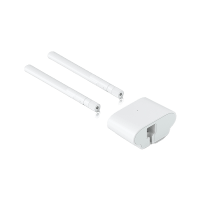 Antenas omnidireccionales y Stand para AP UK-ULTRA (no incluido)  incluye 2 antenas dual-band de 3 dBi en 2.4 Ghz y 4 dBi en 5 Ghz