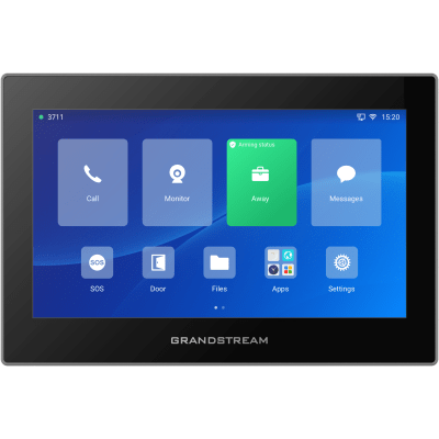 Estación de Intercomunicación SIP con Wi-Fi 6  Bluetooth y Control Total para Agendamiento de Salas y Edificios Inteligentes (Color Negro)