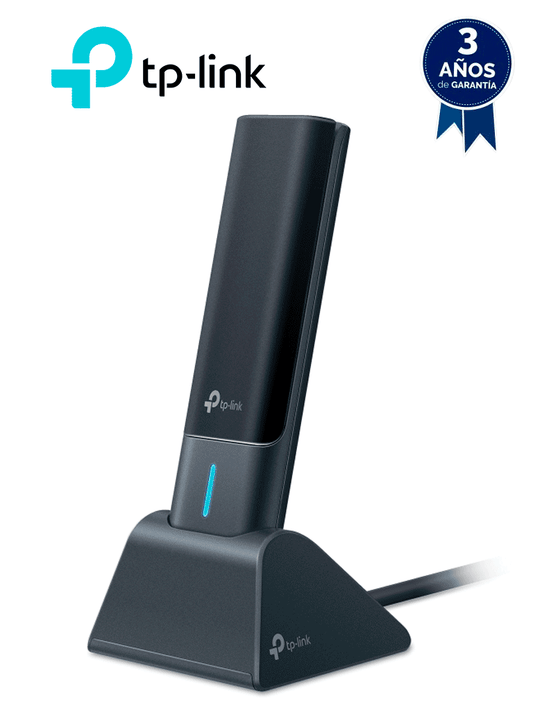 TP-LINK Archer TXE70UH - Adaptador USB inalámbrico de alta ganancia Wi-Fi 6E AXE5400   velocidades de hasta 2402 Mbps (6 GHz) + 2402 Mbps (5 GHz) + 574 Mbps (2 4 GHz)   triple banda: bandas de 2 4 GHz  5 GHz y 6 GHz   OFDMA y MU-MIMO    USB 3.0