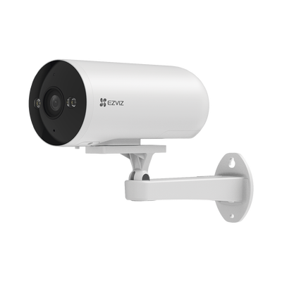 Cámara IP Exterior PoE / Color Night Vision / 3 Megapixel (2K) / AI Detección Humana y Vehiculos / H.265 / Vision Nocturna a Color / IP67 / Audio Bidireccional / Luz y Sirena / Micro SD