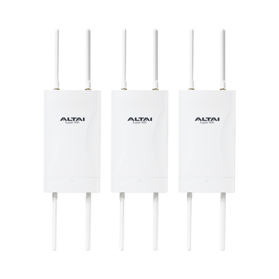 Kit de 3 Puntos de Acceso WiFi 6 y PTMP Omnidireccional  Doble Banda Simultanea en 2.4 y 5 GHz  Hasta 300 m de Cobertura WiFi  Hasta 2.976 Gbps  Hasta 256 Usuarios Concurrentes  Administración en Nube Gratis con INSIGHTS