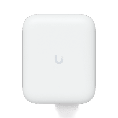 Access Point UniFi WiFi U7 Outdoor WiFi 7 802.11be doble banda  MU-MIMO 2x2 en cada banda  Puerto 2.5G  antena sectorial integrada 90° en 2.4 y 45° en 5 GHz  conectores para antenas omnidireccionales (incluidas)  No incluye inyector POE