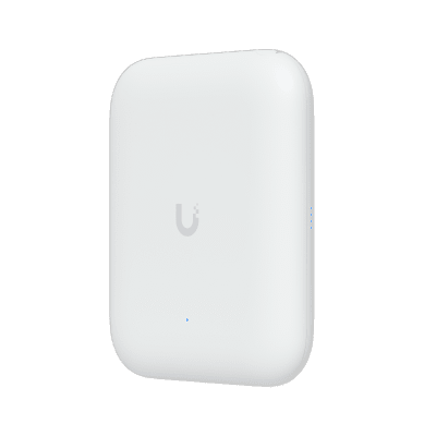 Access Point UniFi WiFi U7 Outdoor WiFi 7 802.11be doble banda  MU-MIMO 2x2 en cada banda  Puerto 2.5G  antena sectorial integrada 90° en 2.4 y 45° en 5 GHz  conectores para antenas omnidireccionales (incluidas)  No incluye inyector POE