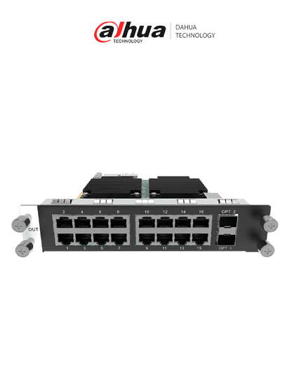 H_16xRJ45+2xFiber sending card NOVASTAR/Tarjeta de 16 puertos RJ45/2 Puertos STP/Hasta 650 000 píxeles por puerto a 8 bits/Diseñada para integrarse con los controladores H2  H5  H9 y H15 de NovaStar