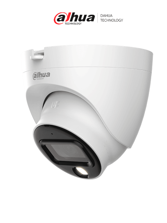 DAHUA DH-HAC-HDW1239TLQN-A-LED-0280B-S3 - Cámara Domo de 2 Megapixeles ofrece video Full Color con lente de 2.8 mm  WDR de 130 dB  visión de 107°  micrófono integrado  y 30 m de iluminación LED; IP67  fácil de instalar. #ProHDCVI #MCI1