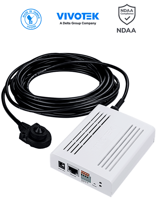 VIVOTEK CU9171-HF - Lente plano tipo Pinhole  4 Megapixeles  WDR PRO  Lente fijo 3.7mm  Cable de 5 metros