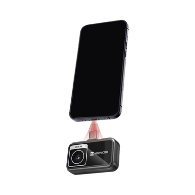 MINIE - Cámara Termográfica Portátil para Celulares (Android) /  Conector Tipo USB - C / Lente 1.3 mm / IP40  / JPEG (Imagen) / Video (MP4) / Rango de Medición de -20°C a 400°C