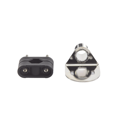 Soporte para antenas marinas con adaptadores de nailon para ajustarse a rieles cuadrados o redondos verticales u horizontales de 7/8"  1" y 11/4"