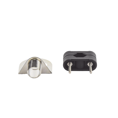 Soporte para antenas marinas con adaptadores de nailon para ajustarse a rieles cuadrados o redondos verticales u horizontales de 7/8"  1" y 11/4"