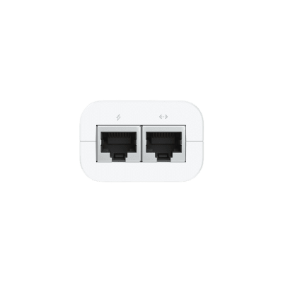 Inyector / Adaptador POE UniFi U-POE (48 VDC  0.32 A hasta 15W) puerto Gigabit  ideal para equipos UniFi  incluye cable AC