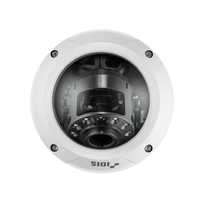 Cámara Domo IP de 2 Megapíxeles | Audio bidireccional | Alarma I/O | IK10/ Exterior IP67 | ICR | MicroSD | Audio de Dos Vias | WDR | Cumple con NDAA