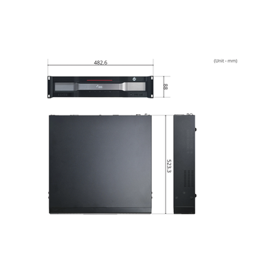 NVR 4K | 64 Canales | Almacenamiento Hasta 240TB | Entrada y Salida de Audio | Entrada y Salida de Alarma | Incluye 2 Discos Duros 2TB