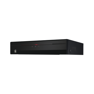 NVR 4K | 4 Canales | Switch PoE de 4 puertos | Incluye HDD 2TB | Soporta ONVIF | Salida de Audio | Entrada y Salida de Alarma