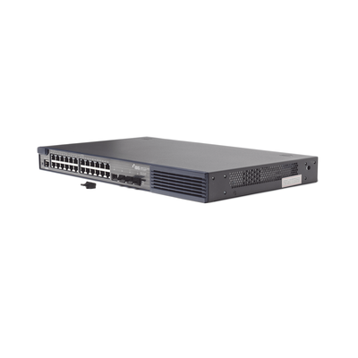Switch PoE 802.3af/at | DirectIP Gigabit | 24 puertos RJ45 | 4 Puertos Fibra Óptica | 380W PoE