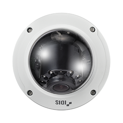 5MP IR DOME CAMERA /MOTORIZED LENS 2.7 - 13.5MM /  IDIS DEEP-LEARNING ANALYTICS (IDLA)
