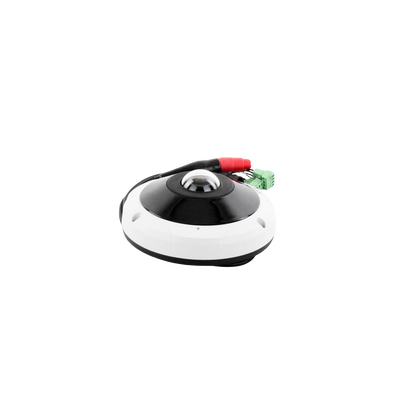Fisheye IP 12 Megapíxeles  | Múltiples Vistas | IK10/IP67 | MicroSD Hasta 256Gb | IR 15M | WDR Real | Entrada Y Salida De Alarma | Dewarping | Cumple con NDAA
