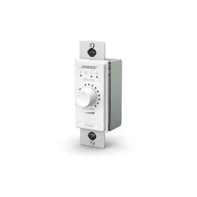 ControlCenter Controlador de volumen y seleccion de fuente (A/B/C/D) de zona digital | Blanco