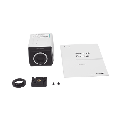 Cámara IP Caja 3MP | Audio de Dos Vías | Estabilizador de Imagen | microSD Hasta 256 GB | PoE/12V | WDR Real  120dB | Alarma Entrada y Salida | Audio Entrada y Salida