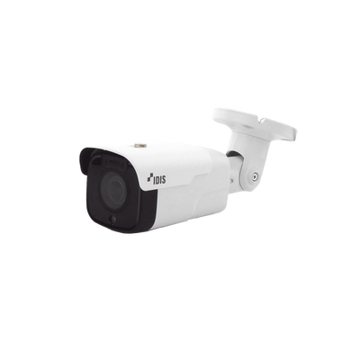 Bala IP 8 MP |  Lente Varifocal | IK10/IP67 | Entrada/Salida de Alarma | POE | ICR Dia/Noche | MicroSD (256 GB) | Analiticos Embebidos | Cumple con NDAA