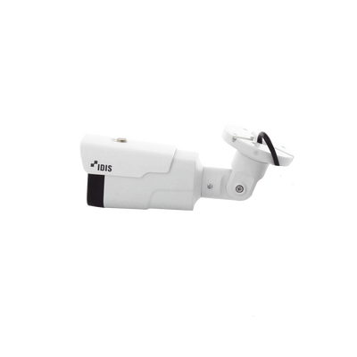 Bala IP 8 MP |  Lente Varifocal | IK10/IP67 | Entrada/Salida de Alarma | POE | ICR Dia/Noche | MicroSD (256 GB) | Analiticos Embebidos | Cumple con NDAA