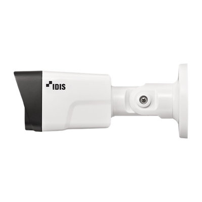 Cámara Bala IP 8 Megapixeles | Lente Fijo 3.3. mm | microSD Hasta 256 GB | IK10/IP67 |  IR 30 m | Entrada/Salida de Alarma | POE | ICR Dia/Noche | Videoanalitico Embebidos | WDR | Cumple con NDAA