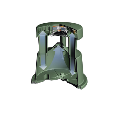 FreeSpace | 360P | serie II | 4.5in | In-Ground | Altavoz Subterráneo | verde | 70/100V | 8 ohms