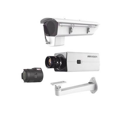 Kit de Cámara IP con Gabinete para Cuartos Frios con Ventilador  Calefacción y Parabrisas Incluye Lente varifocal