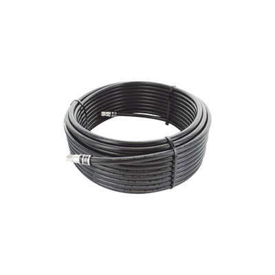 Jumper coaxial / Tipo RG58 / Color negro / Conectores BNC RFB11062ST /  29 Metros