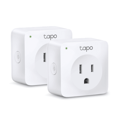 Mini tomacorriente inteligente Wi-Fi  100 - 120V~  50/60Hz  15.0A  compatible con Amazon Alexa y Google Assistant  color blanco.