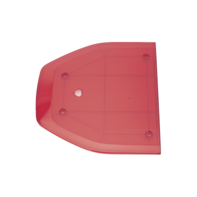 Domo lateral de reemplazo para barra de luces SP216 de la Marca SignalPro  Color Rojo