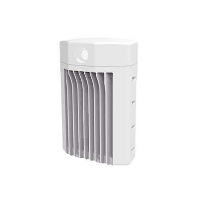 Nodo de distribución cnWave V5000  60 GHz (frecuencia libre)  antena integrada 22.5 dBi de 280º  15.2 Gbps  hasta 30 nodos cliente
